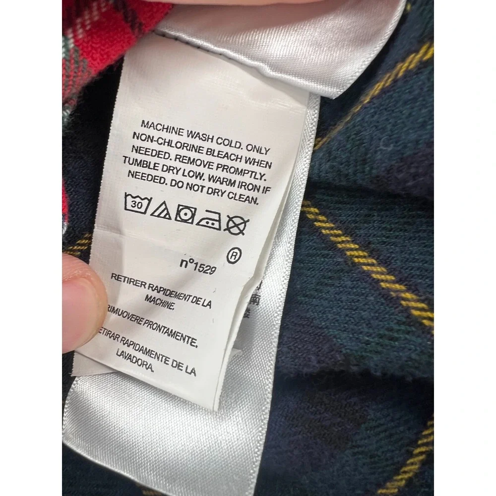 VTG Polo Ralph Lauren Shirt Mens M Patchwork Plaid Flannel Multi Color Button